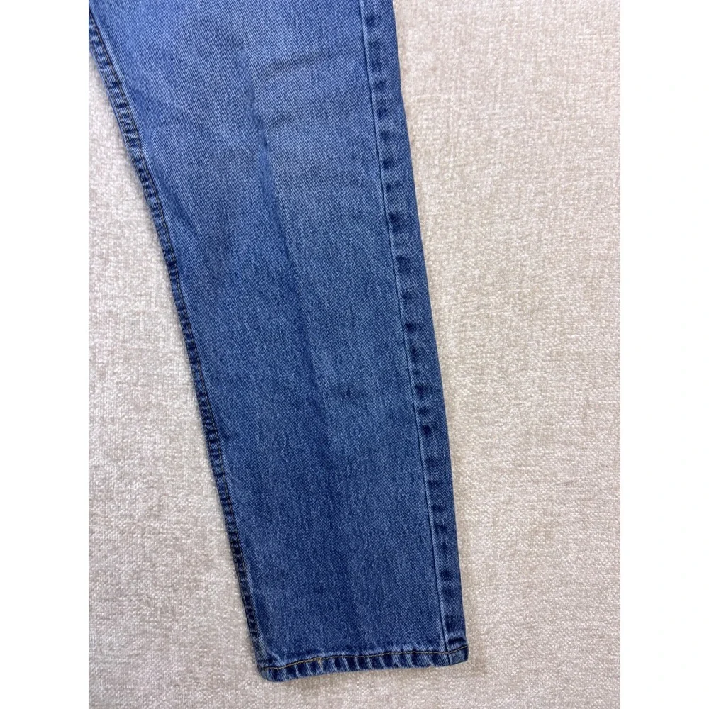 Levis 505 Regular Fit Straight Leg Jeans Mens 33x30 Blue Denim 00505-4891